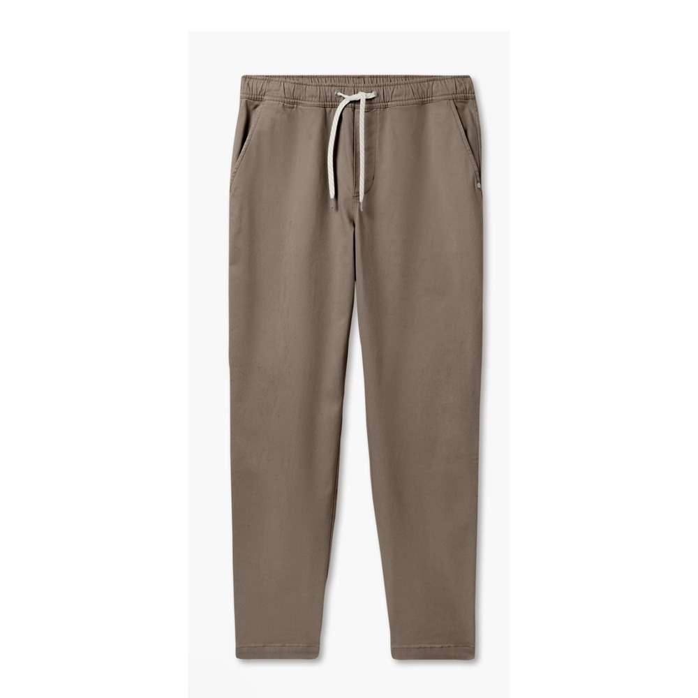 Vuori Fletcher Pants Mens Large Elastic Waist Athletic Slim Fit (C)